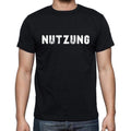nutzung, Herren-Kurzarm-Rundhals-T-Shirt