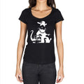 NY Ghetto Rat Black Gift Tshirt, Black Women's T-shirt 00190
