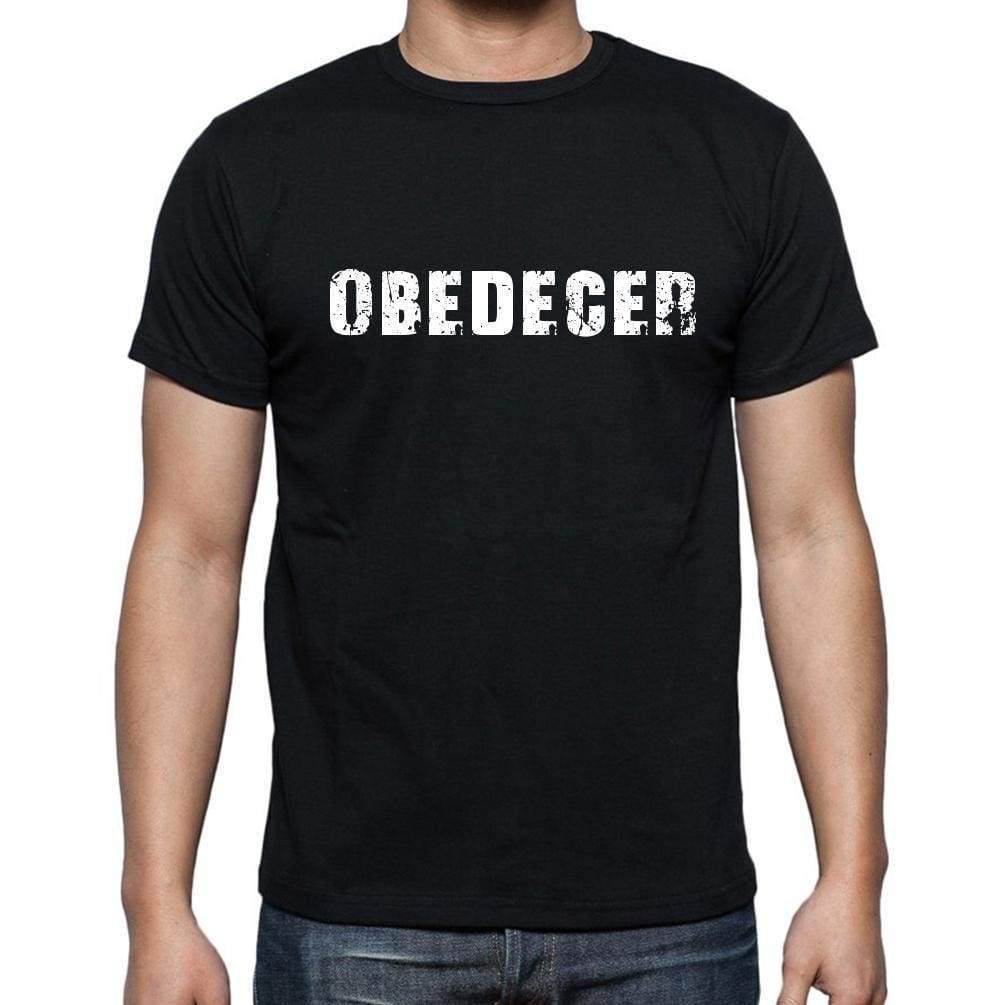 Obedecer Mens Short Sleeve Round Neck T-Shirt - Casual