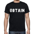 obtain Men's Short Sleeve Round Neck T-shirt , Black T-shirt EN