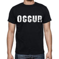 occur Men's Short Sleeve Round Neck T-shirt , Black T-shirt EN