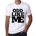 ODD, Like Me, White, Men's Short Sleeve Round Neck T-shirt 00051