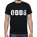 odds Men's Short Sleeve Round Neck T-shirt , Black T-shirt EN