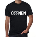 öffnen Men's T shirt Black Birthday Gift 00548