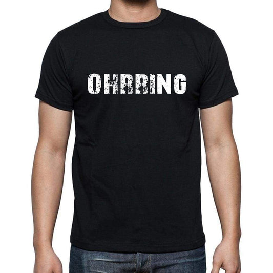 Ohrring Mens Short Sleeve Round Neck T-Shirt - Casual