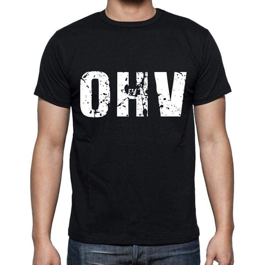 Ohv Men T Shirts Short Sleeve T Shirts Men Tee Shirts For Men Cotton Black 3 Letters - Casual