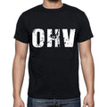 ohv men t shirts,Short Sleeve,t shirts men,tee shirts for men,cotton,black , 3 letters
