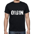 oisin Men's Short Sleeve Round Neck T-shirt , 5 letters Black , word 00006