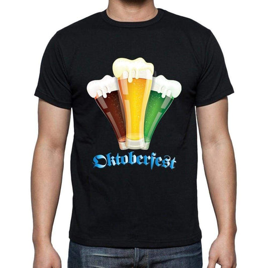 Oktoberfest Beers Oktoberfest T-Shirt Mens Black T-Shirt 100% Cotton 00202