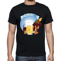 Oktoberfest Puppy, Oktoberfest T-shirt, Men's Black T-shirt,100% cotton 00202
