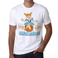Oktoberfest Schoene Frau 1, Oktoberfest T-shirt, Men's White tee, 100% Cotton 00179
