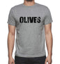 Olives Grey Mens Short Sleeve Round Neck T-Shirt 00018 - Grey / S - Casual