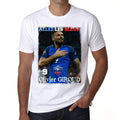 Olivier GIROUD 3, France, Les Aquas T-shirt, Euro 2016 Tshirt, Men's White tee, 100% Cotton 00184