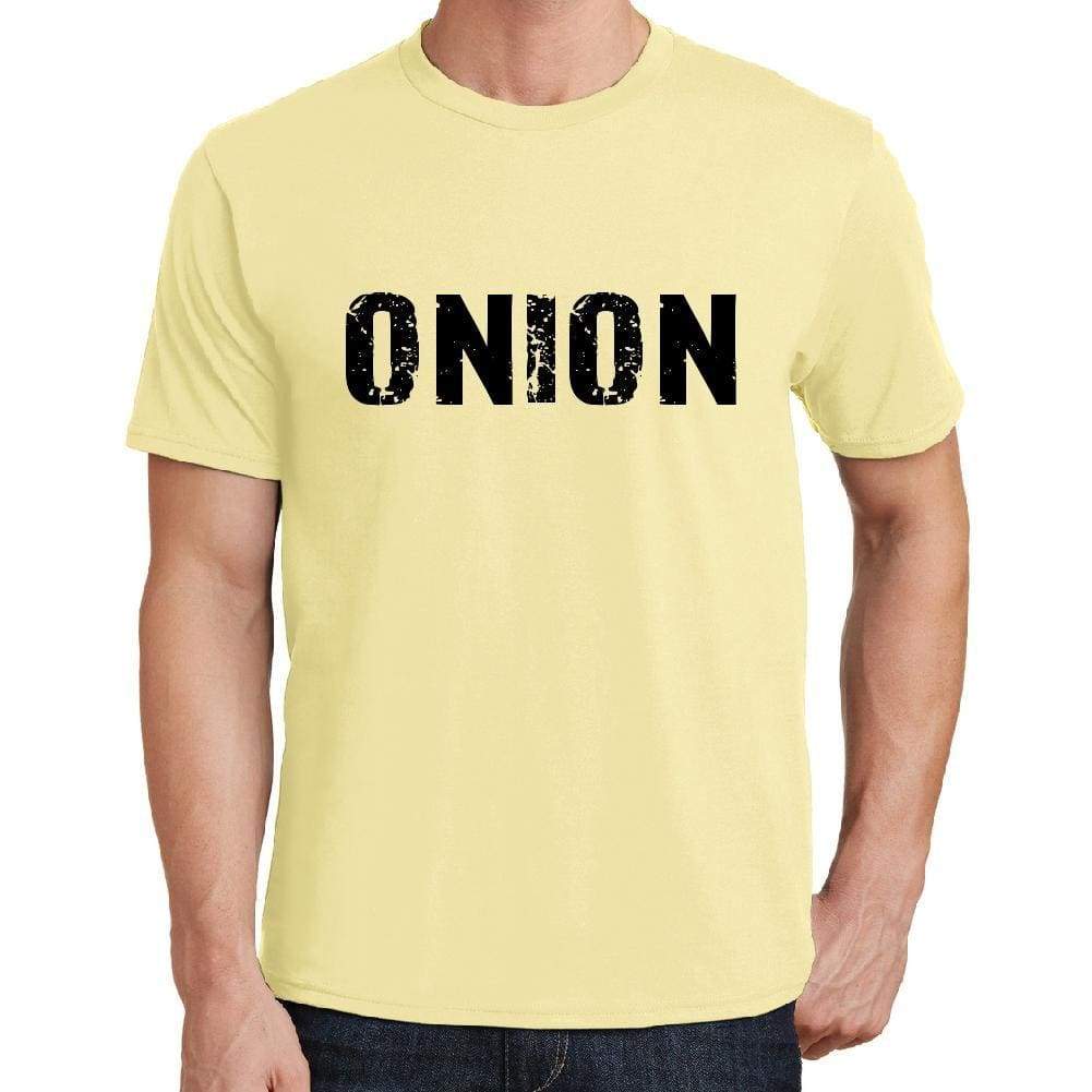 Onion Mens Short Sleeve Round Neck T-Shirt 00043 - Yellow / S - Casual