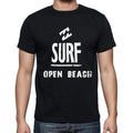 open beach, surf, surfing t-shirt, Men's Short Sleeve Round Neck T-shirt