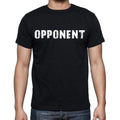 opponent Men's Short Sleeve Round Neck T-shirt , Black T-shirt EN