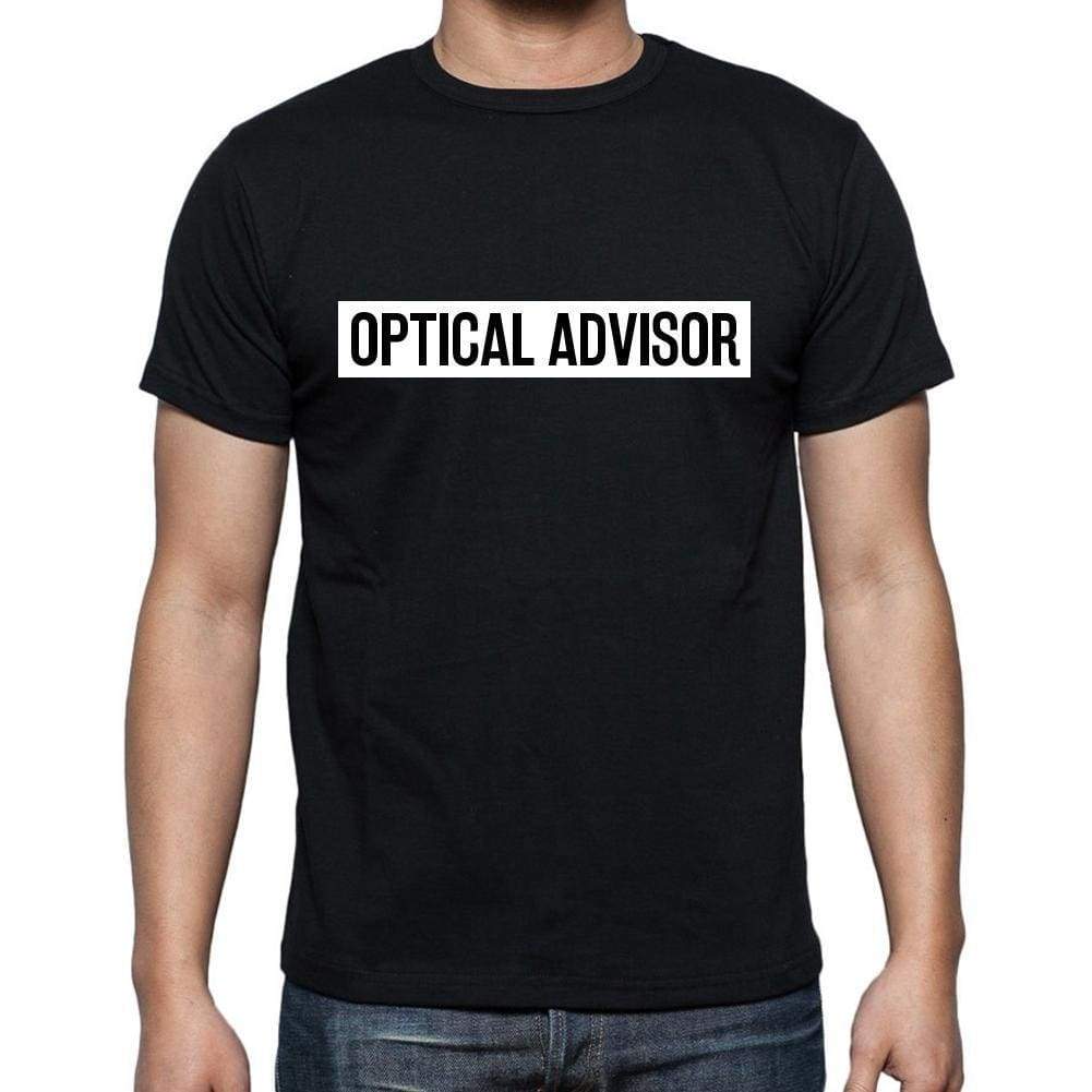 Optical Advisor T Shirt Mens T-Shirt Occupation S Size Black Cotton - T-Shirt