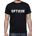 optique, Französisches Wörterbuch, Herren-Kurzarm-Rundhals-T-Shirt 00009