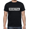 Orchestral t shirt, mens t-shirt, occupation, S Size, Black, Cotton