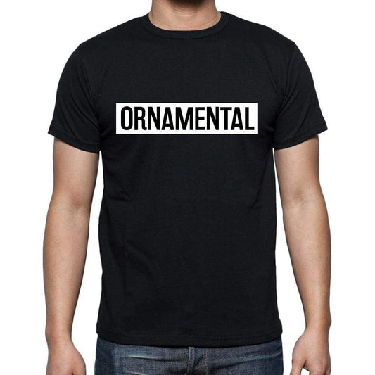 Ornamental T Shirt Mens T-Shirt Occupation S Size Black Cotton - T-Shirt