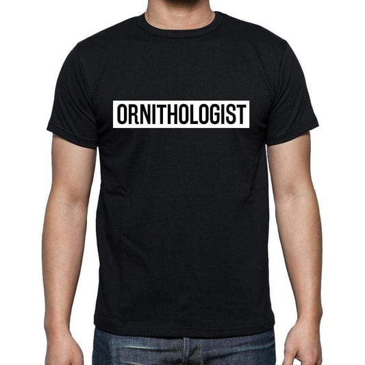 Ornithologist T Shirt Mens T-Shirt Occupation S Size Black Cotton - T-Shirt