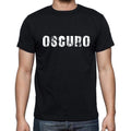 oscuro, kurzärmliges Herren-T-Shirt mit Rundhalsausschnitt