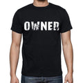 owner Men's Short Sleeve Round Neck T-shirt , Black T-shirt EN