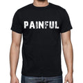 painful Men's Short Sleeve Round Neck T-shirt , Black T-shirt EN