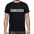 Paint Consultant t shirt, mens t-shirt, occupation, S Size, Black, Cotton