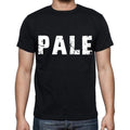 pale Men's Short Sleeve Round Neck T-shirt , Black T-shirt EN