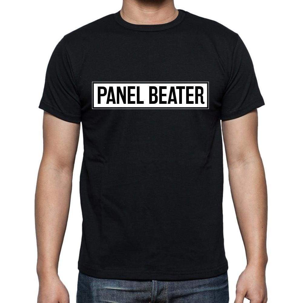 Panel Beater T Shirt Mens T-Shirt Occupation S Size Black Cotton - T-Shirt