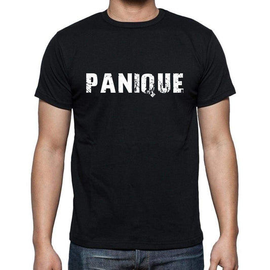 Panique French Dictionary Mens Short Sleeve Round Neck T-Shirt 00009 - Casual