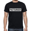 Pasteuriser t shirt, mens t-shirt, occupation, S Size, Black, Cotton