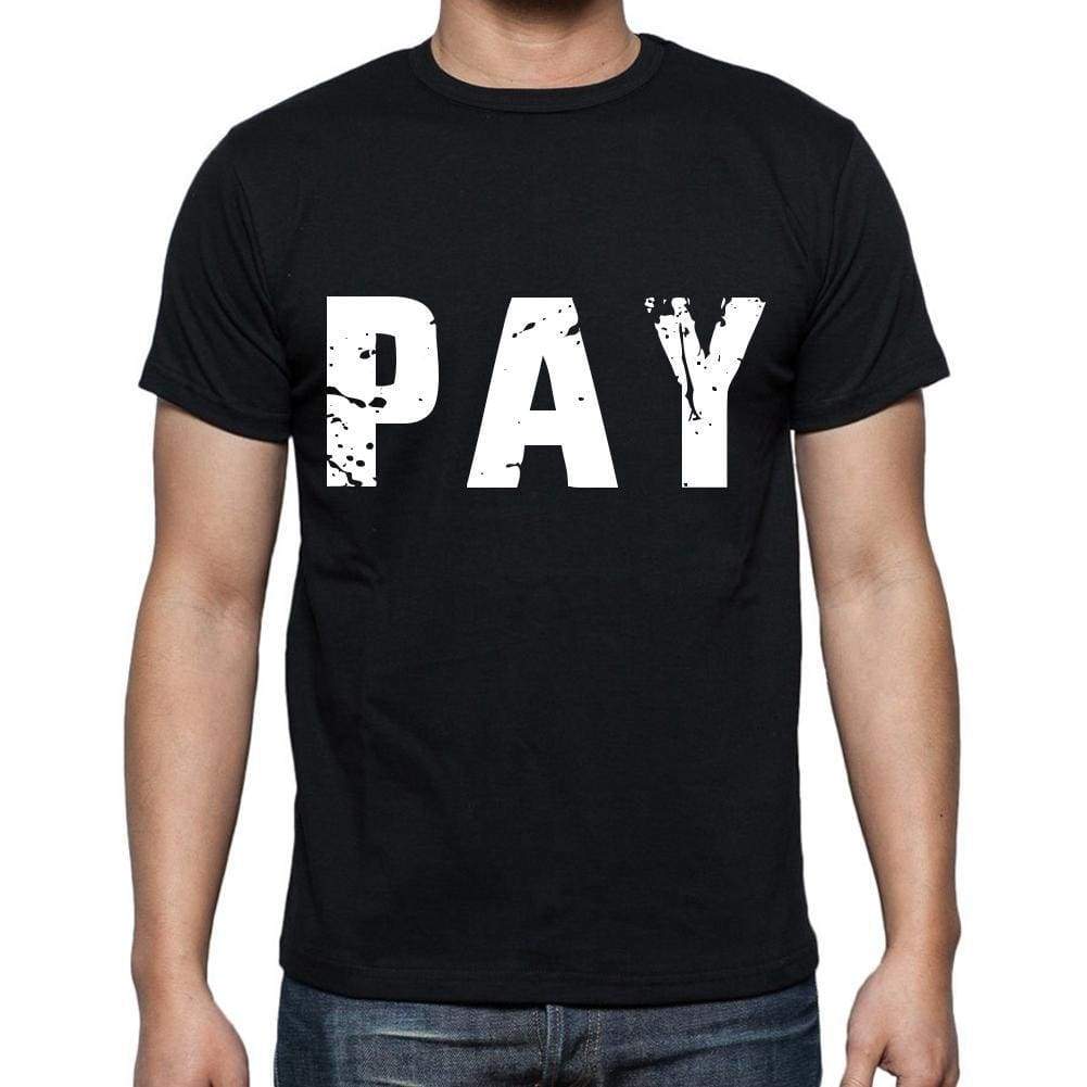 Pay Men T Shirts Short Sleeve T Shirts Men Tee Shirts For Men Cotton Black 3 Letters - Casual