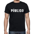 p??blico, kurzärmliges Herren-T-Shirt mit Rundhalsausschnitt