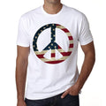 Peace 2 USA Men's Short Sleeve Round Neck T-shirt