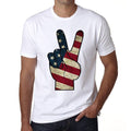 Peace USA Men's Short Sleeve Round Neck T-shirt