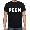 peen Men's Short Sleeve Round Neck T-shirt 00016