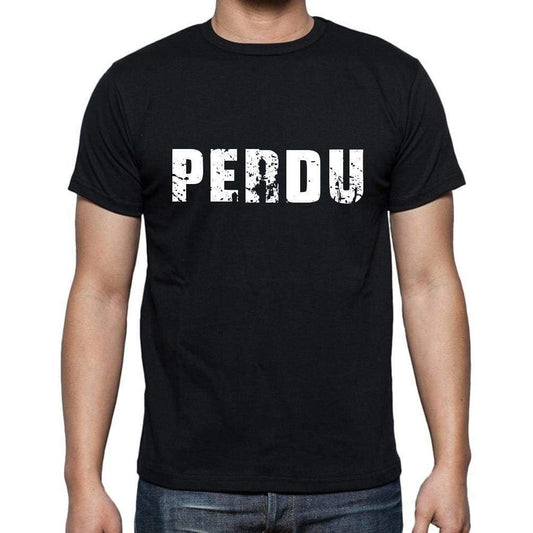 Perdu French Dictionary Mens Short Sleeve Round Neck T-Shirt 00009 - Casual