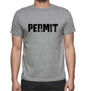 Permit Grey Mens Short Sleeve Round Neck T-Shirt 00018 - Grey / S - Casual