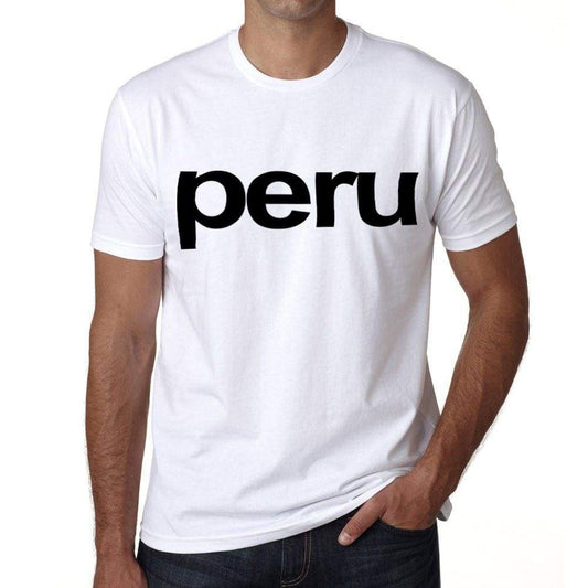 Peru Mens Short Sleeve Round Neck T-Shirt 00067
