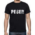 peser, French Dictionary, Men's Short Sleeve Round Neck T-shirt 00009