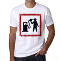 Petrol Head Men's tee, White, 100% Cotton 00164