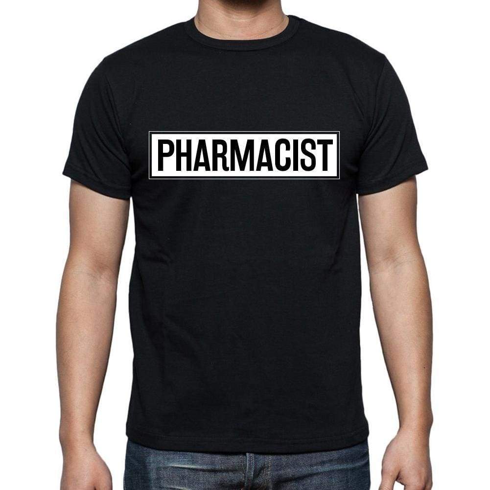 Pharmacist T Shirt Mens T-Shirt Occupation S Size Black Cotton - T-Shirt