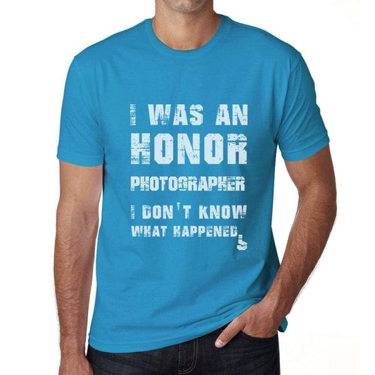 Photographer What Happened Blue Mens Short Sleeve Round Neck T-Shirt Gift T-Shirt 00322 - Blue / S - Casual