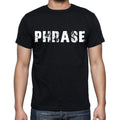 phrase , white letters, Men's Short Sleeve Round Neck T-shirt 00007