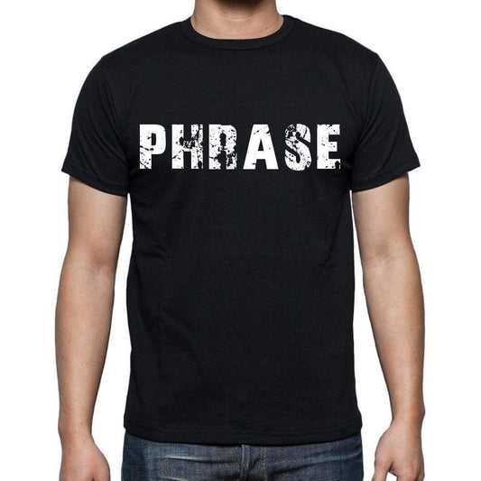 Phrase White Letters Mens Short Sleeve Round Neck T-Shirt 00007