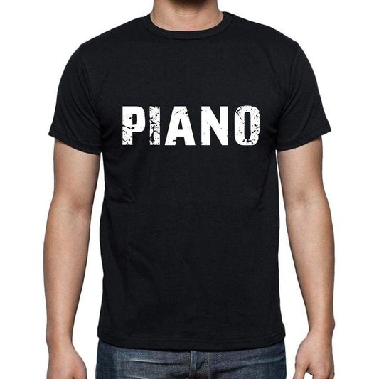 Piano Mens Short Sleeve Round Neck T-Shirt 00017 - Casual