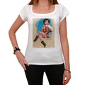 Pin-up Cowgirl 3, White Women's T-shirt, 100% cotton 00212