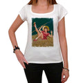 Pin-up Cowgirl 4, White Women's T-shirt, 100% cotton 00212